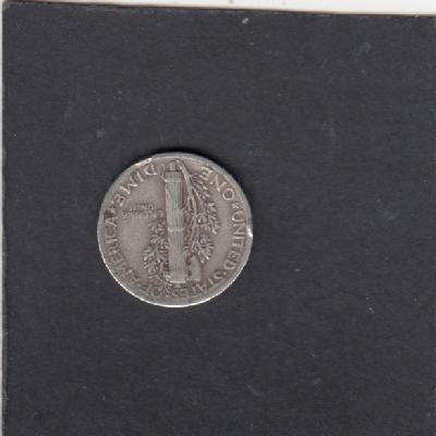 Beschrijving: 1 Dime MERCURY